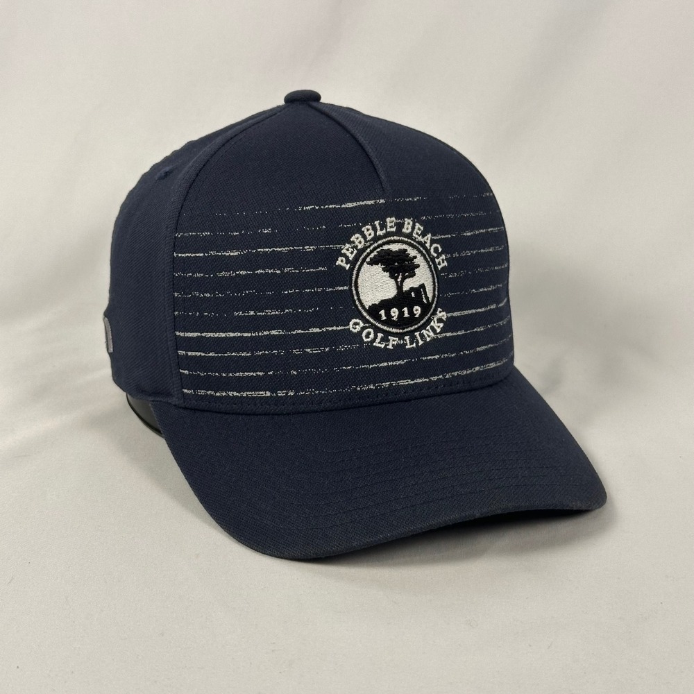 Travis Mathew Pebble Beach Golf Links Golf Hat OSFA Navy Snapback Flexfit 110